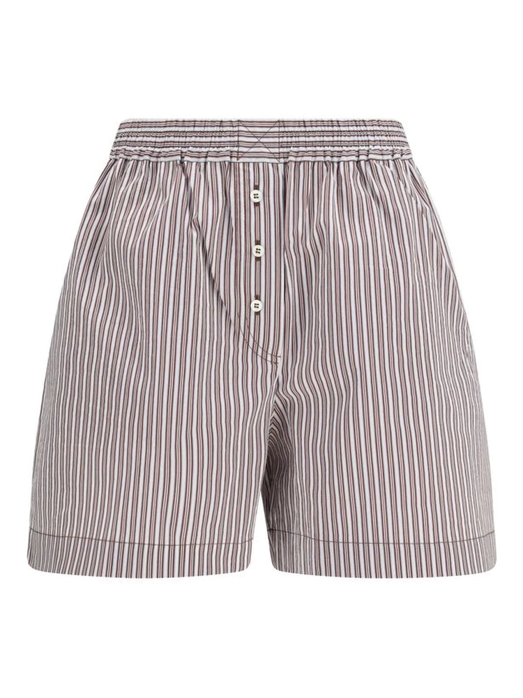 Multicolor Cotton Bermuda Shorts