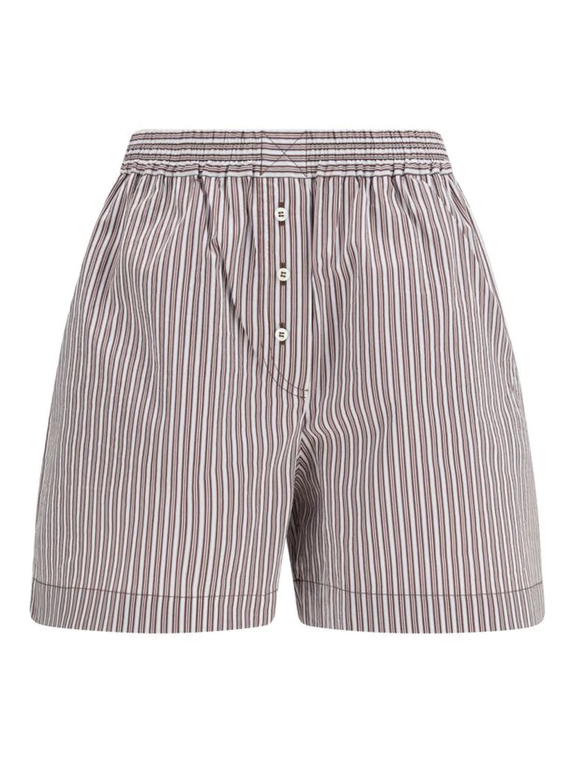 Multicolor Cotton Bermuda Shorts