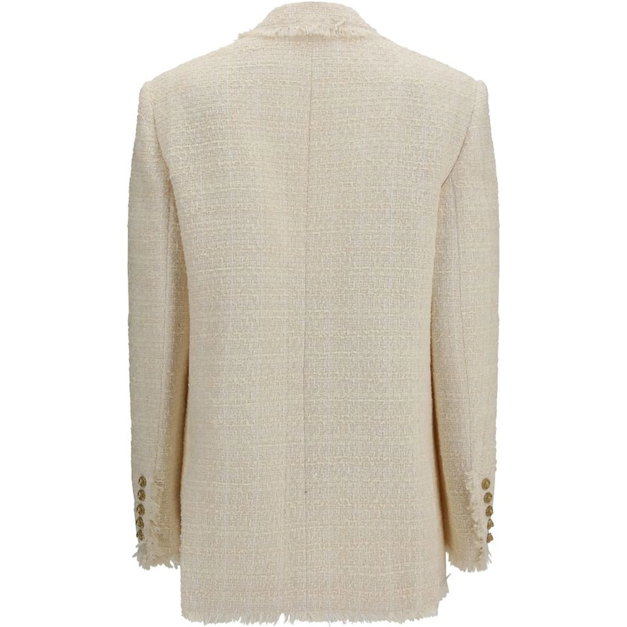 Beige Polyester Jackets And Coat