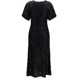 Black Linen Cocktail Dress