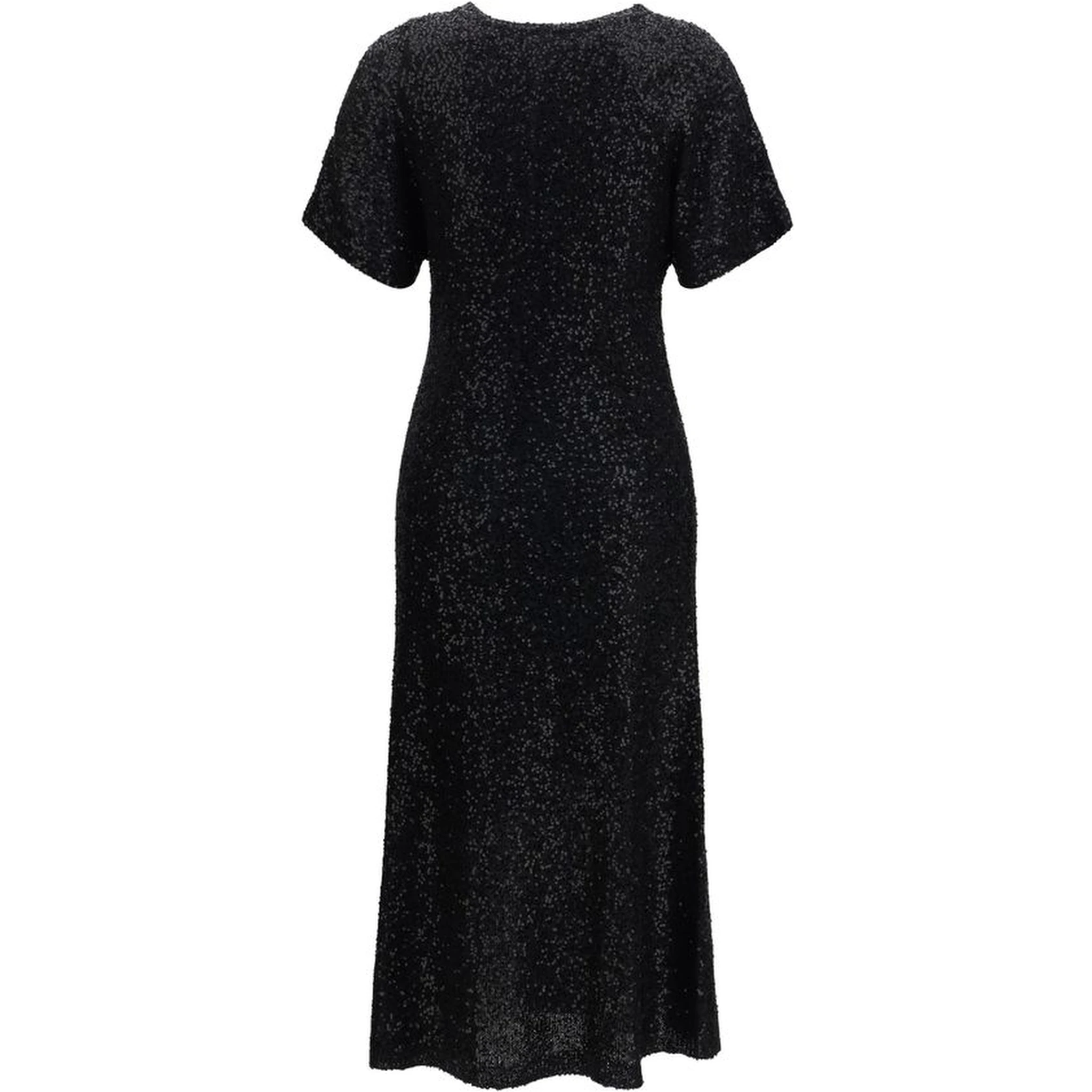 Black Linen Cocktail Dress