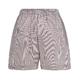 Multicolor Cotton Bermuda Shorts