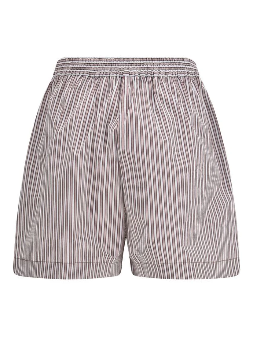 Multicolor Cotton Bermuda Shorts