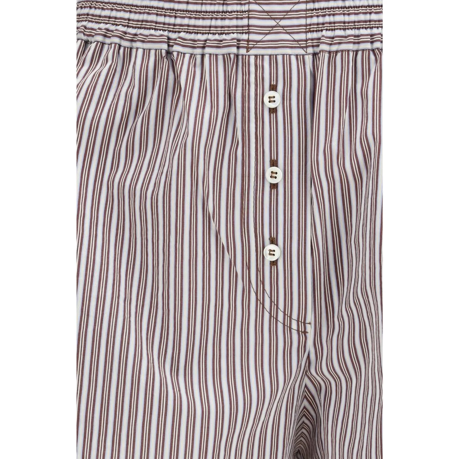 Multicolor Cotton Bermuda Shorts