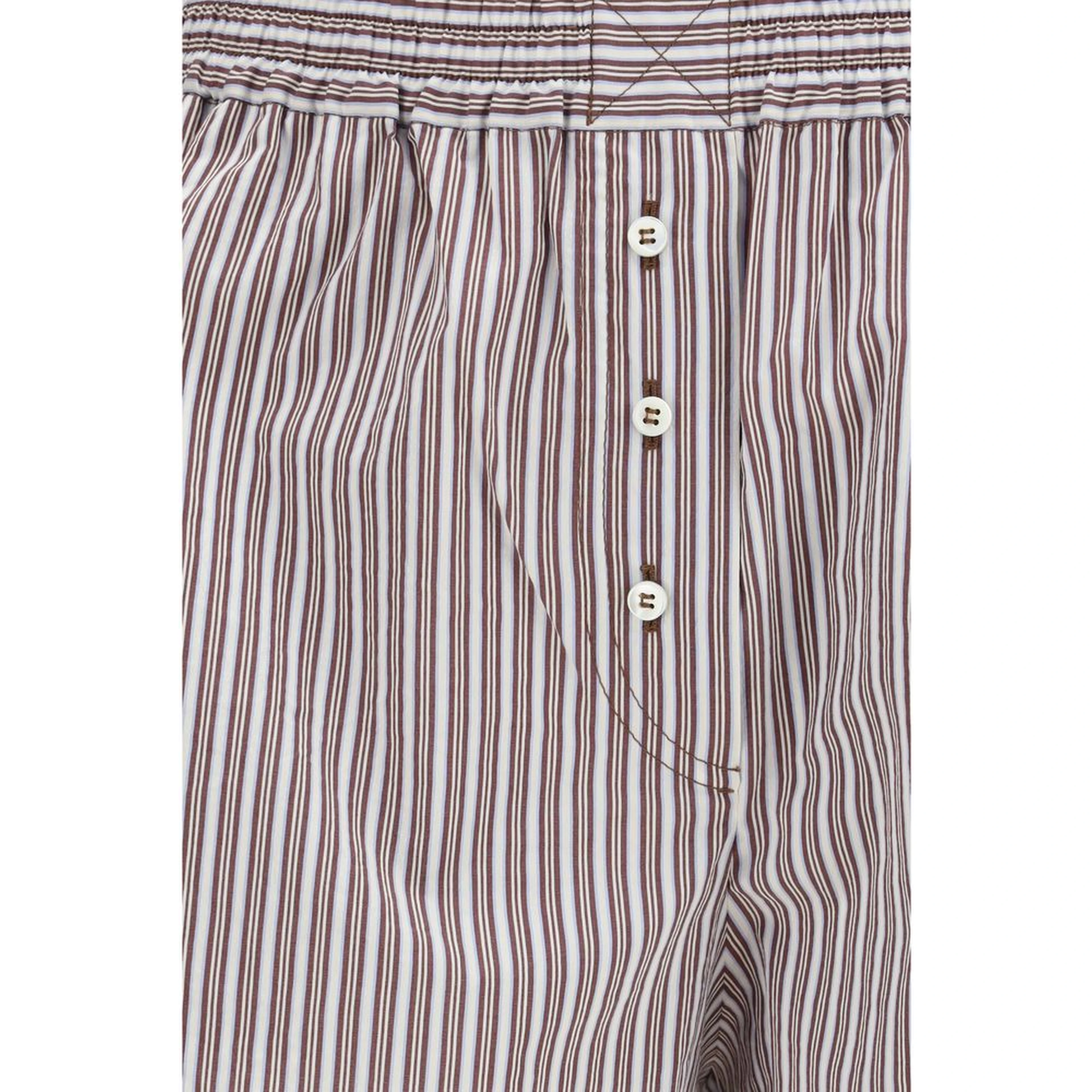Multicolor Cotton Bermuda Shorts
