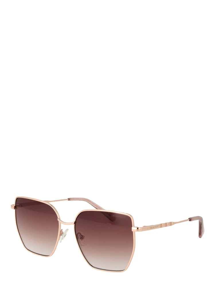 Rose Gold Metal Sunglasses