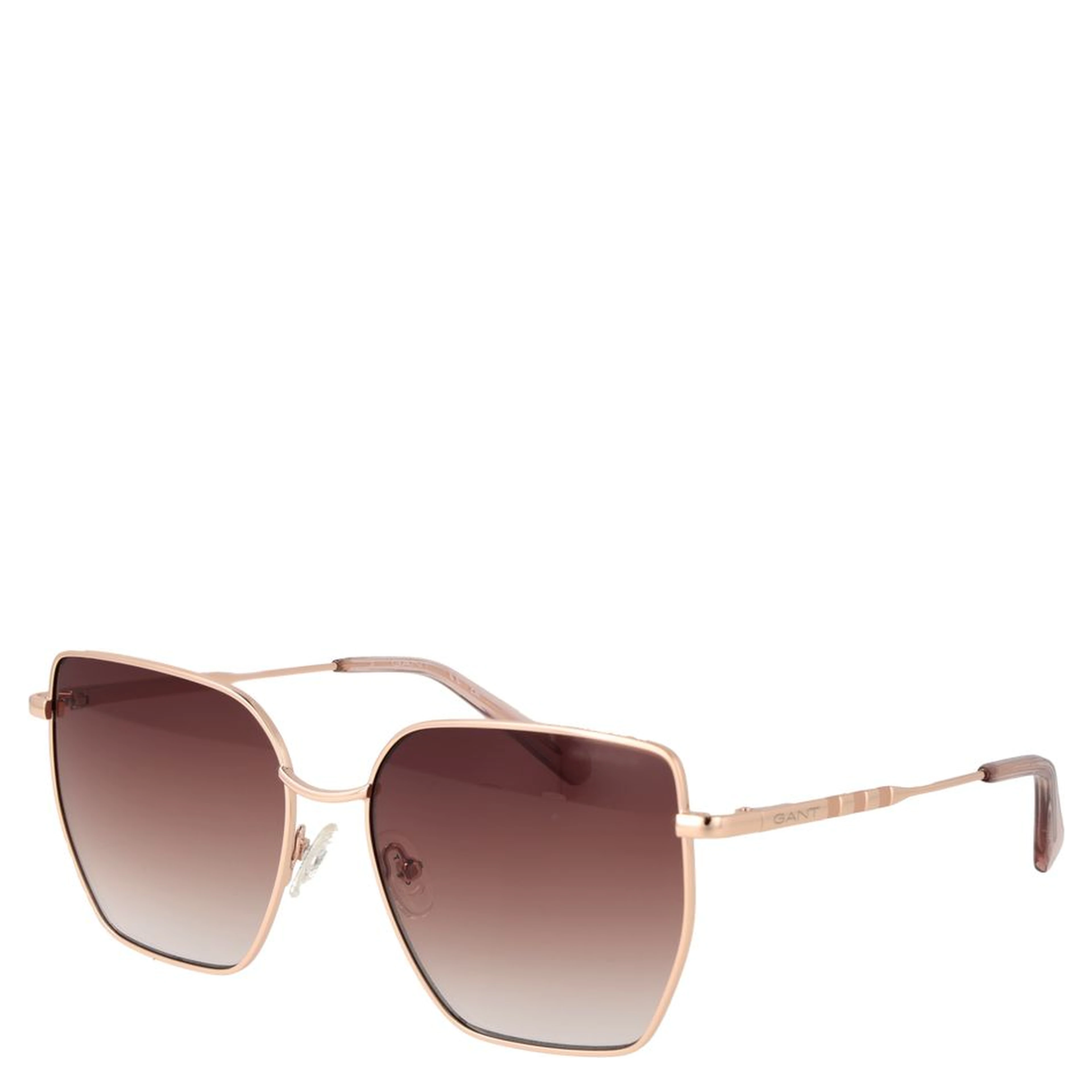Rose Gold Metal Sunglasses