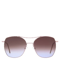 Brown Metal Sunglasses