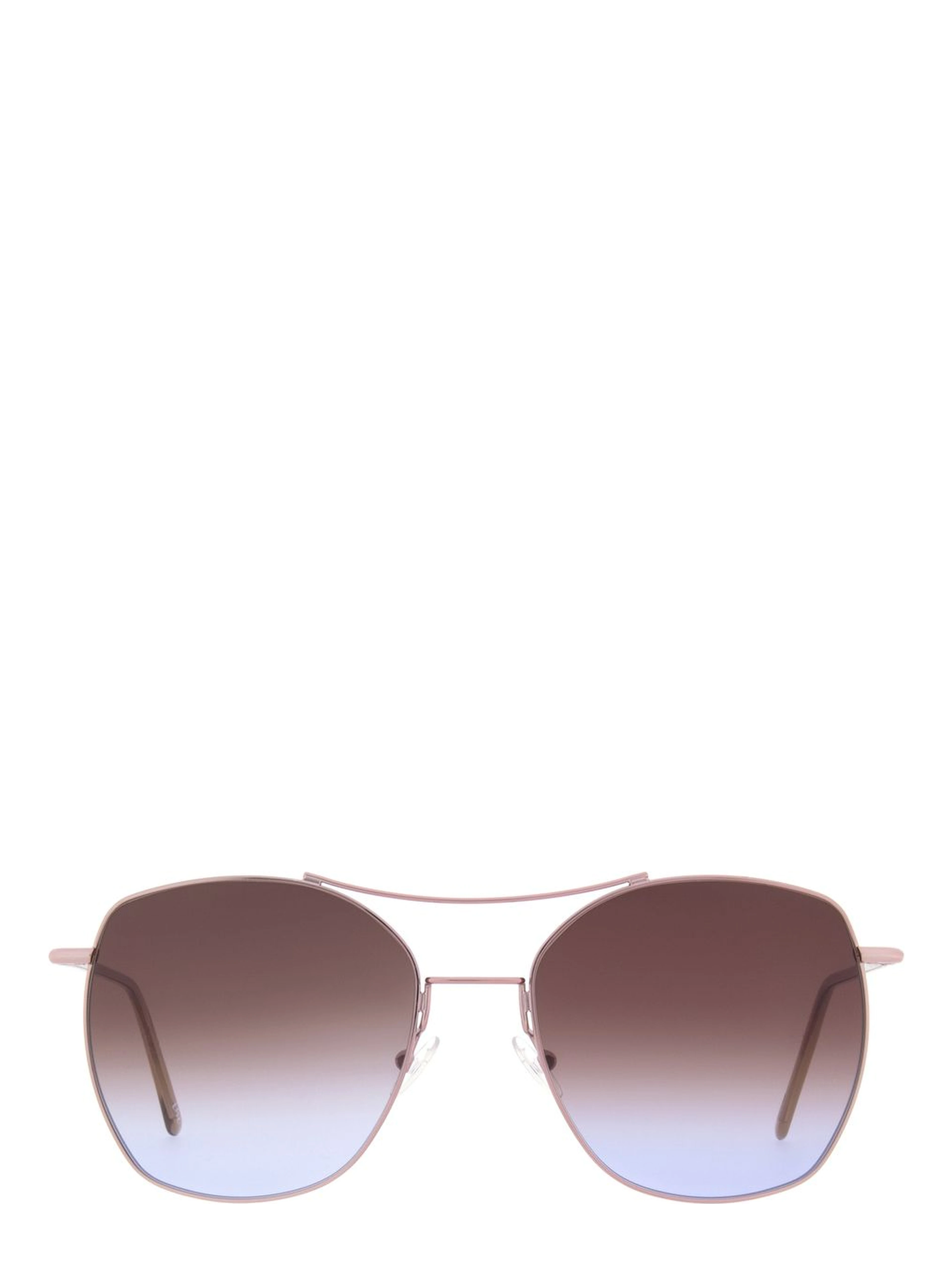 Brown Metal Sunglasses