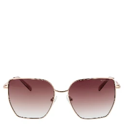 Rose Gold Metal Sunglasses