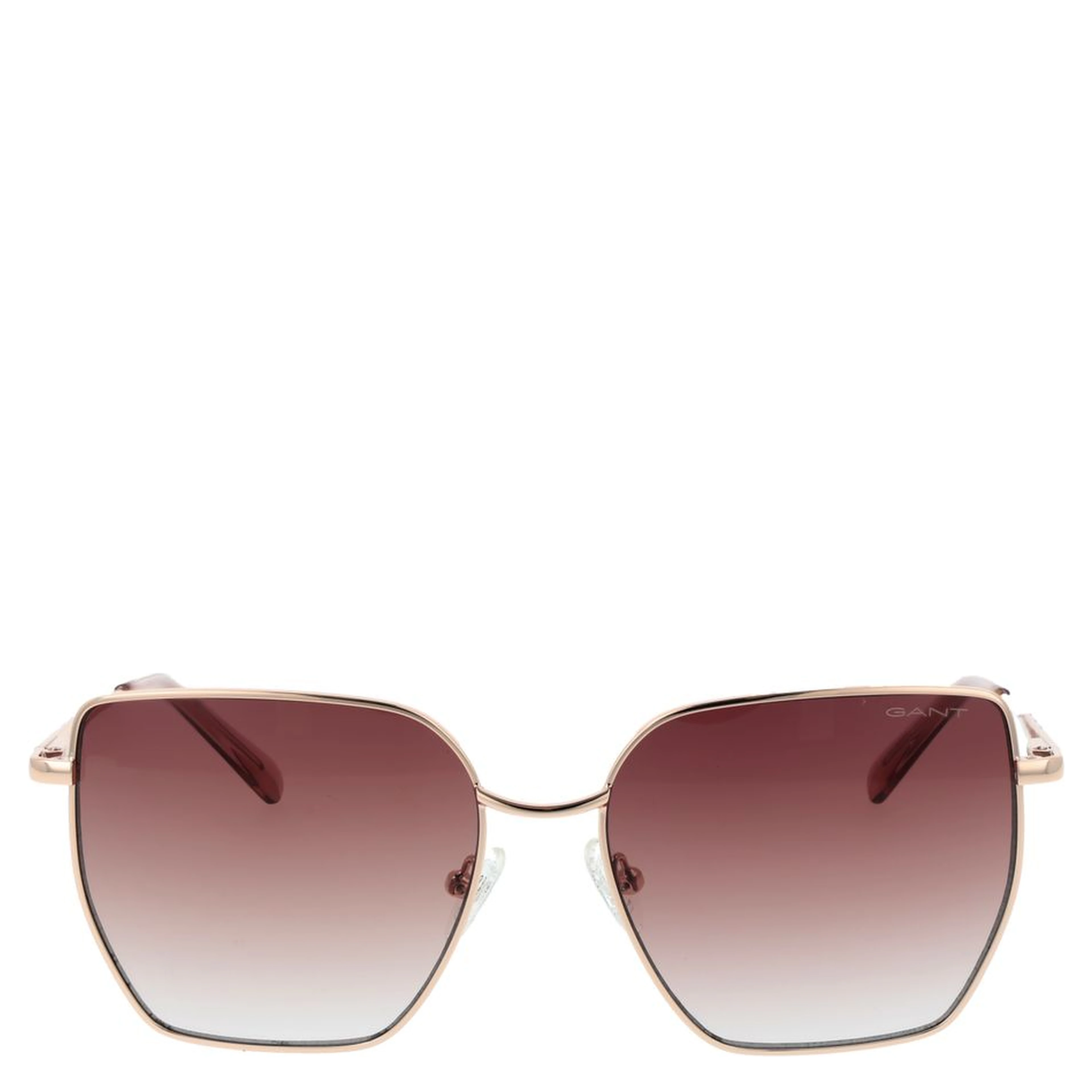 Rose Gold Metal Sunglasses