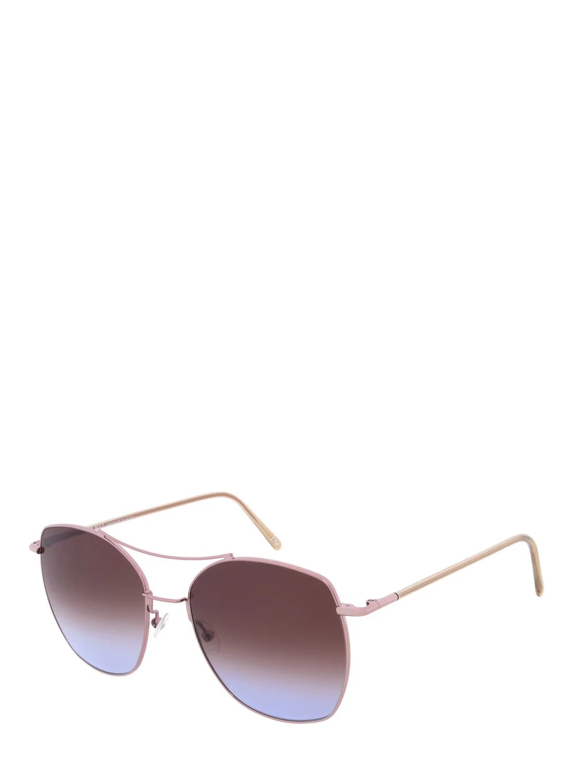 Brown Metal Sunglasses