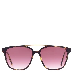 Brown Metal Sunglasses