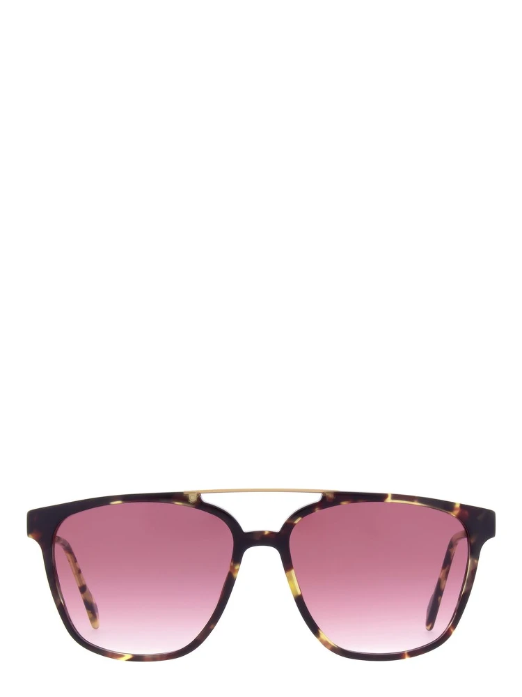 Brown Metal Sunglasses