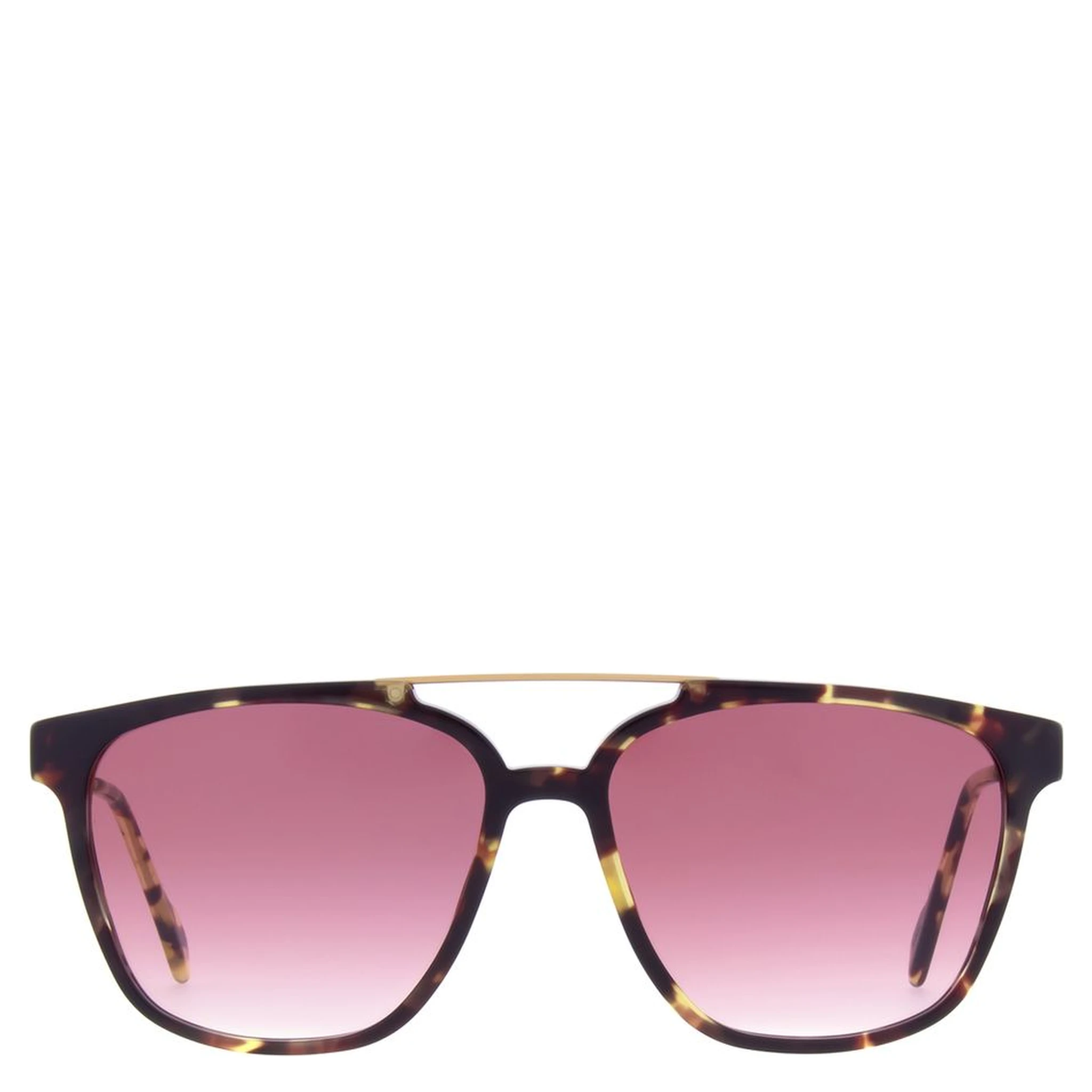 Brown Metal Sunglasses