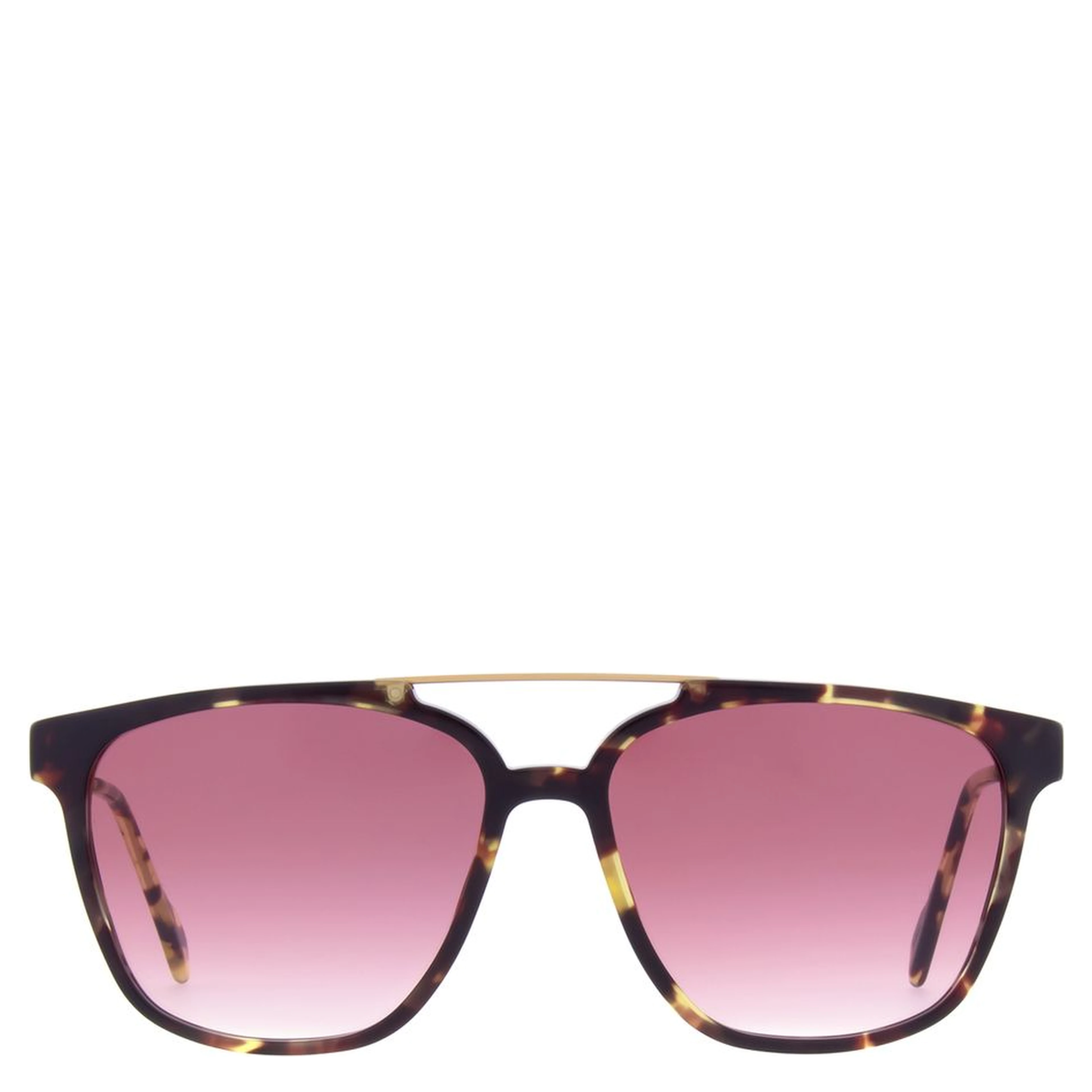 Brown Metal Sunglasses
