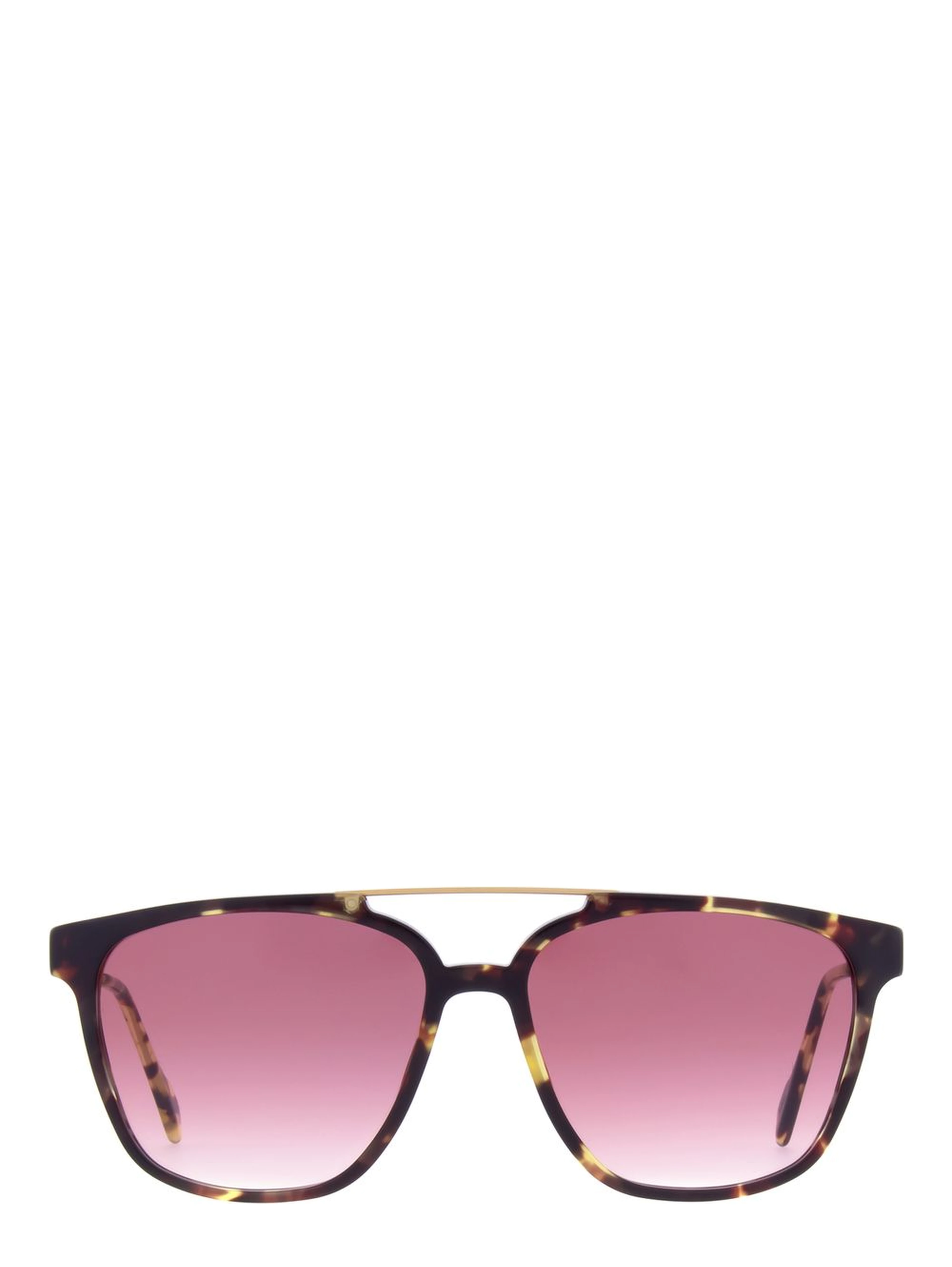 Brown Metal Sunglasses