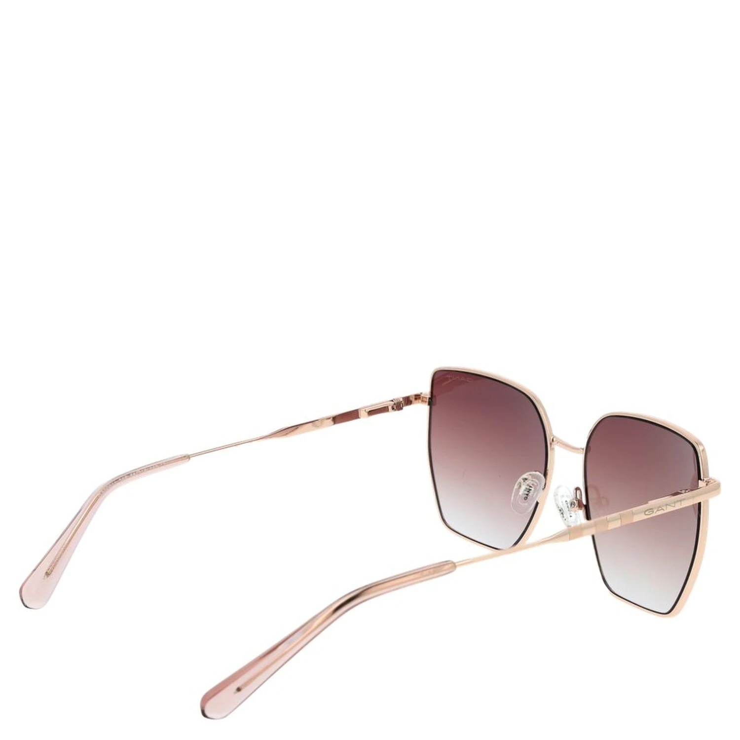 Rose Gold Metal Sunglasses