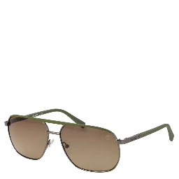 Gray Metal Sunglasses