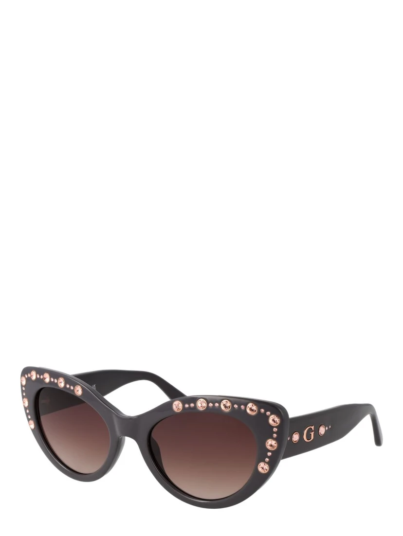 Gray Plastic Sunglasses