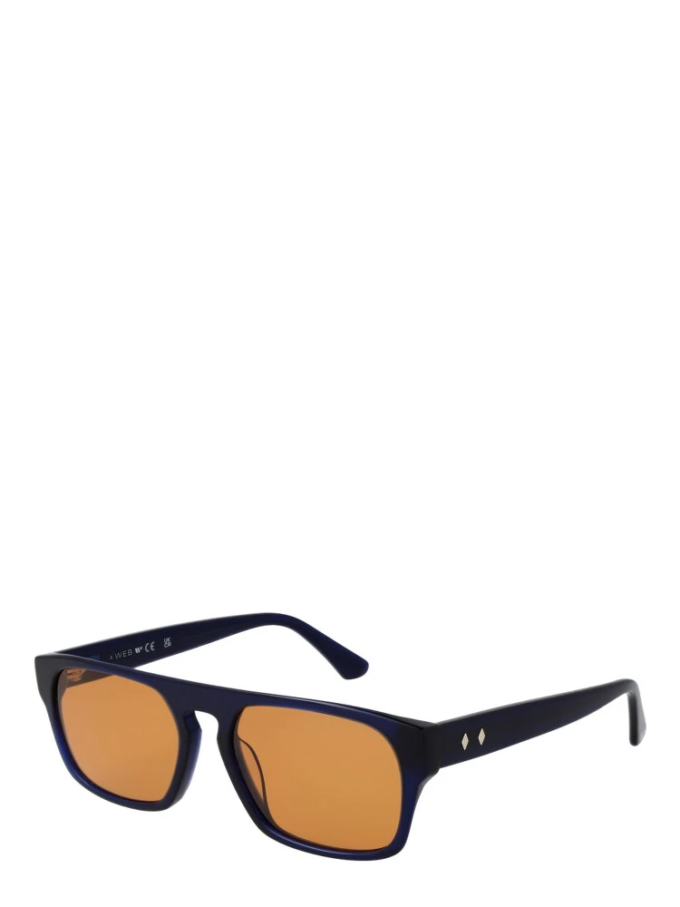 Blue Plastic Sunglasses