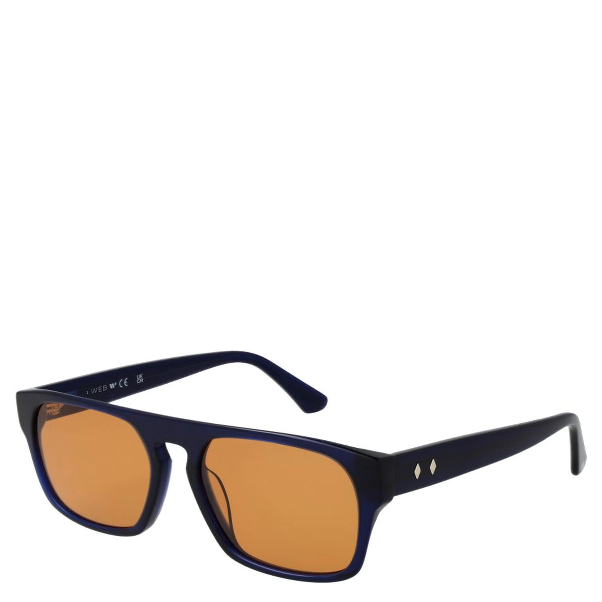 Blue Plastic Sunglasses