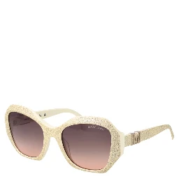Beige Plastic Sunglasses