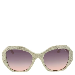 Beige Plastic Sunglasses