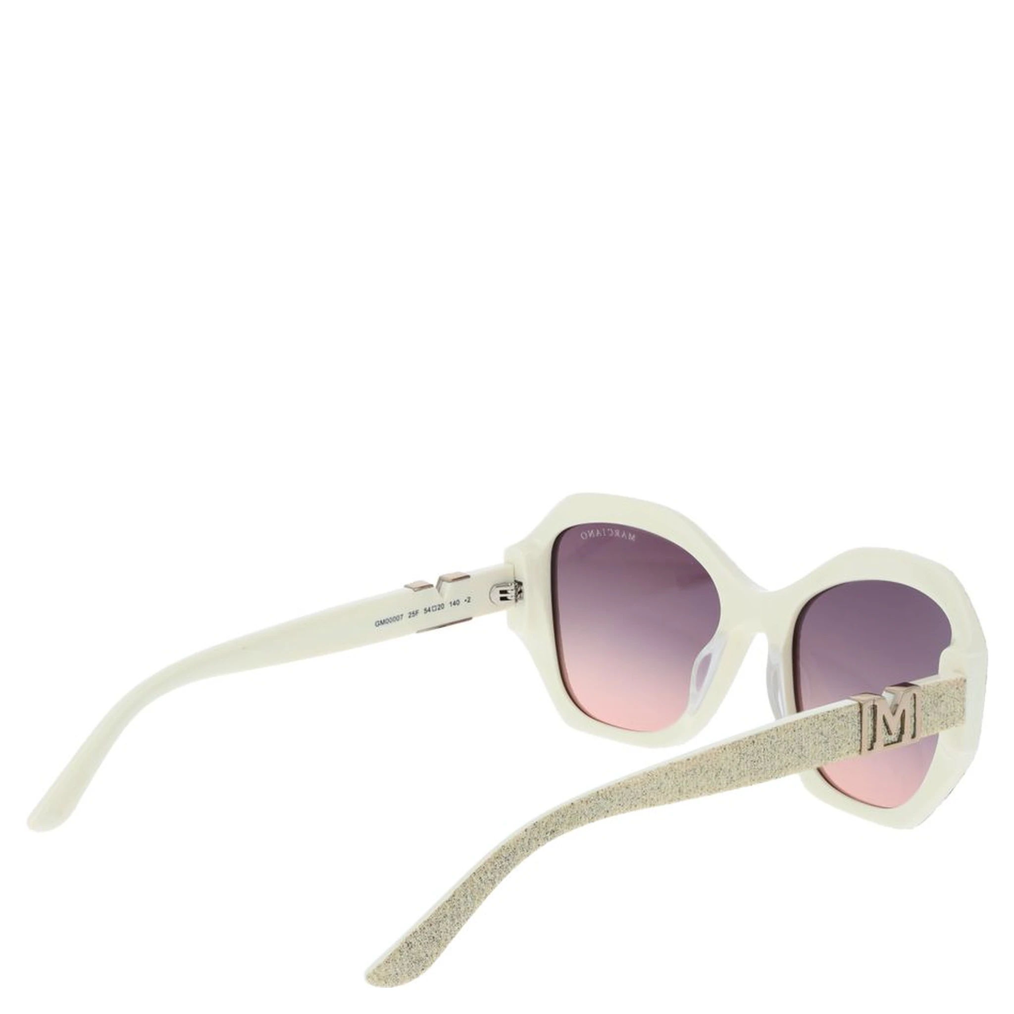 Beige Plastic Sunglasses