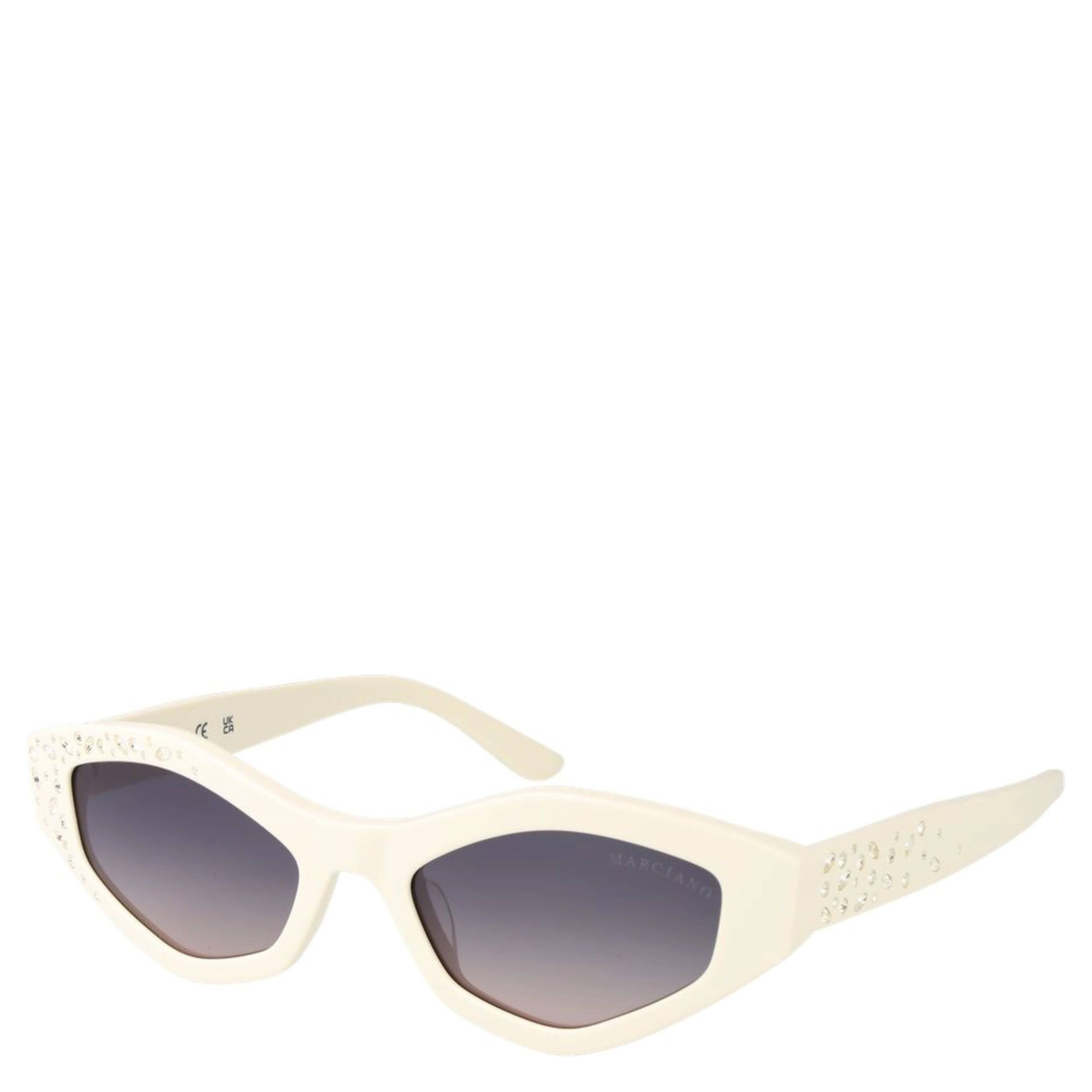White Plastic Sunglasses