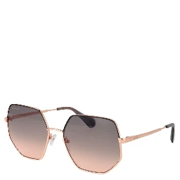 Rose Gold Metal Sunglasses