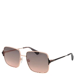 Rose Gold Metal Sunglasses