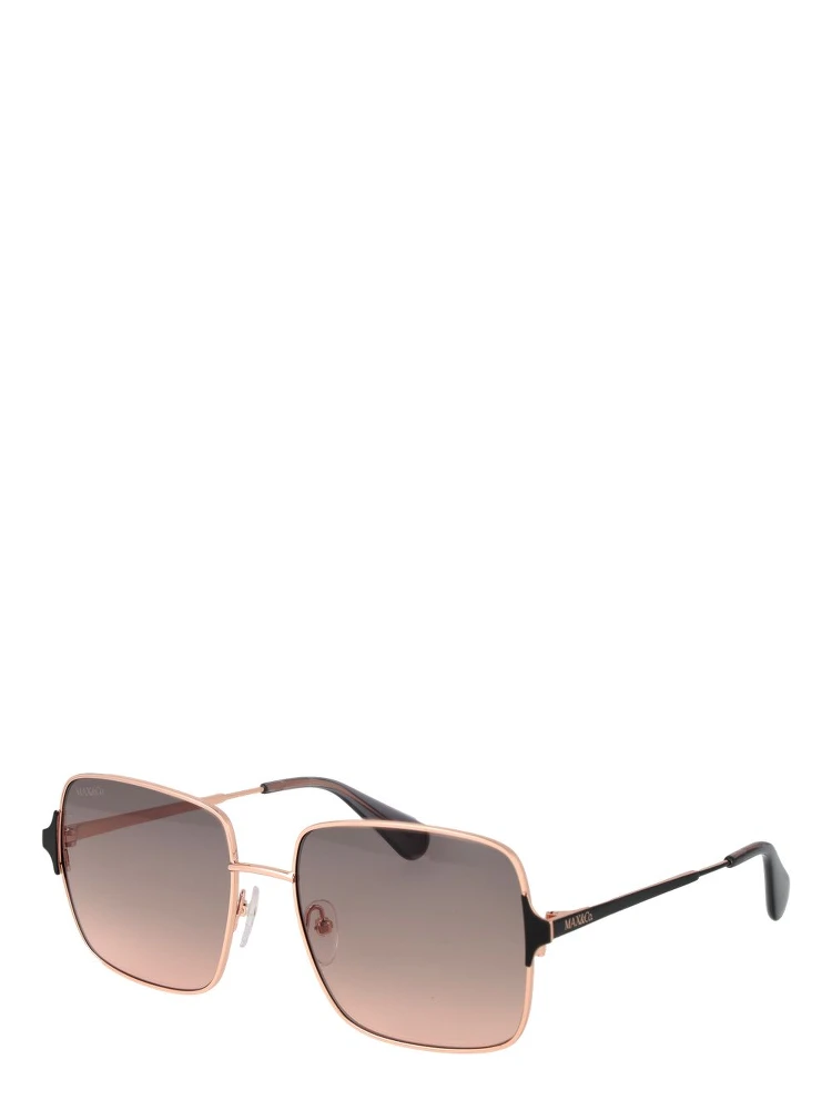 Rose Gold Metal Sunglasses