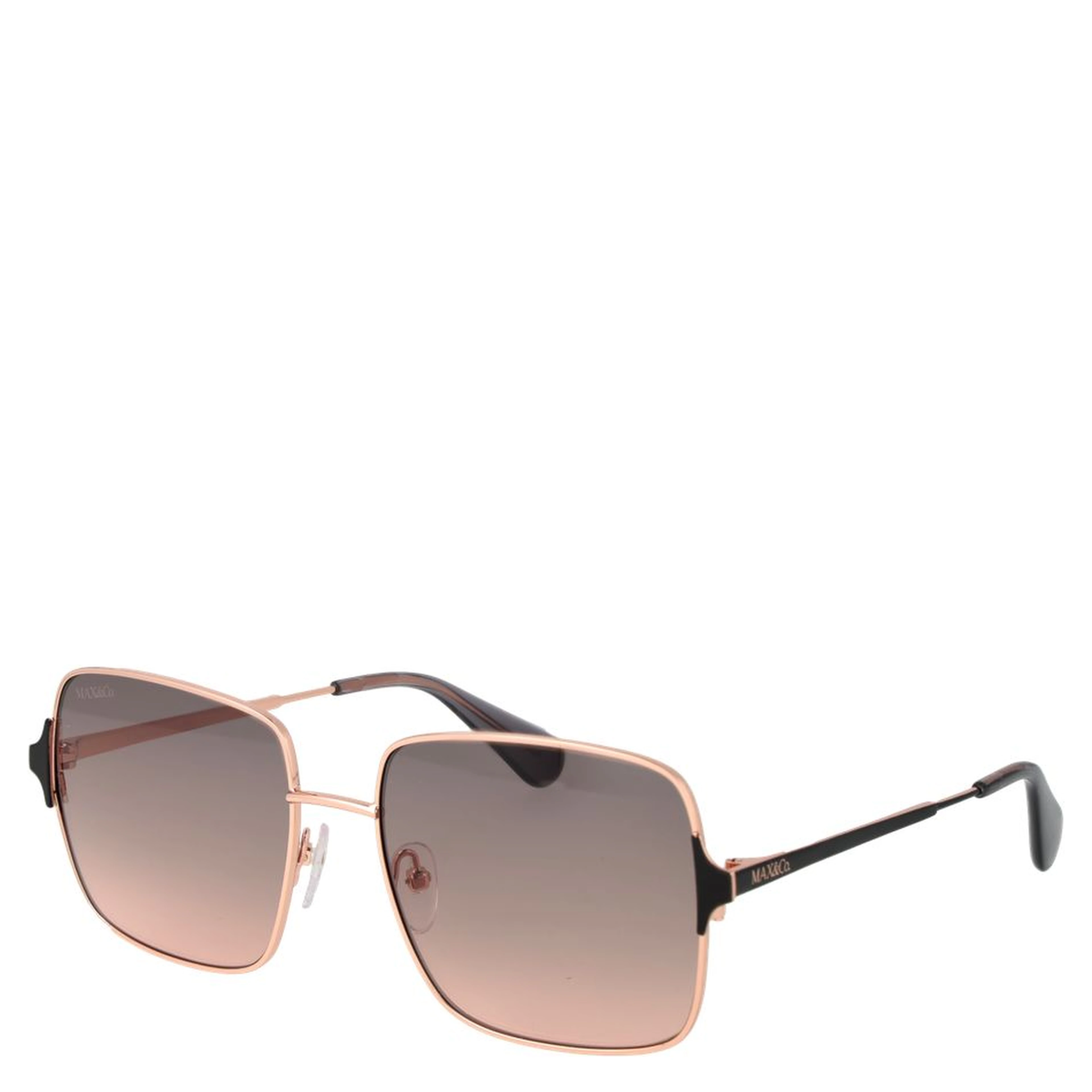 Rose Gold Metal Sunglasses