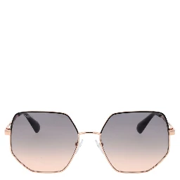 Rose Gold Metal Sunglasses