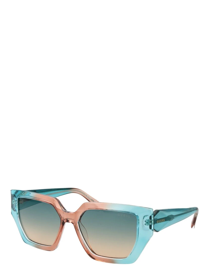 Turquoise Plastic Sunglasses