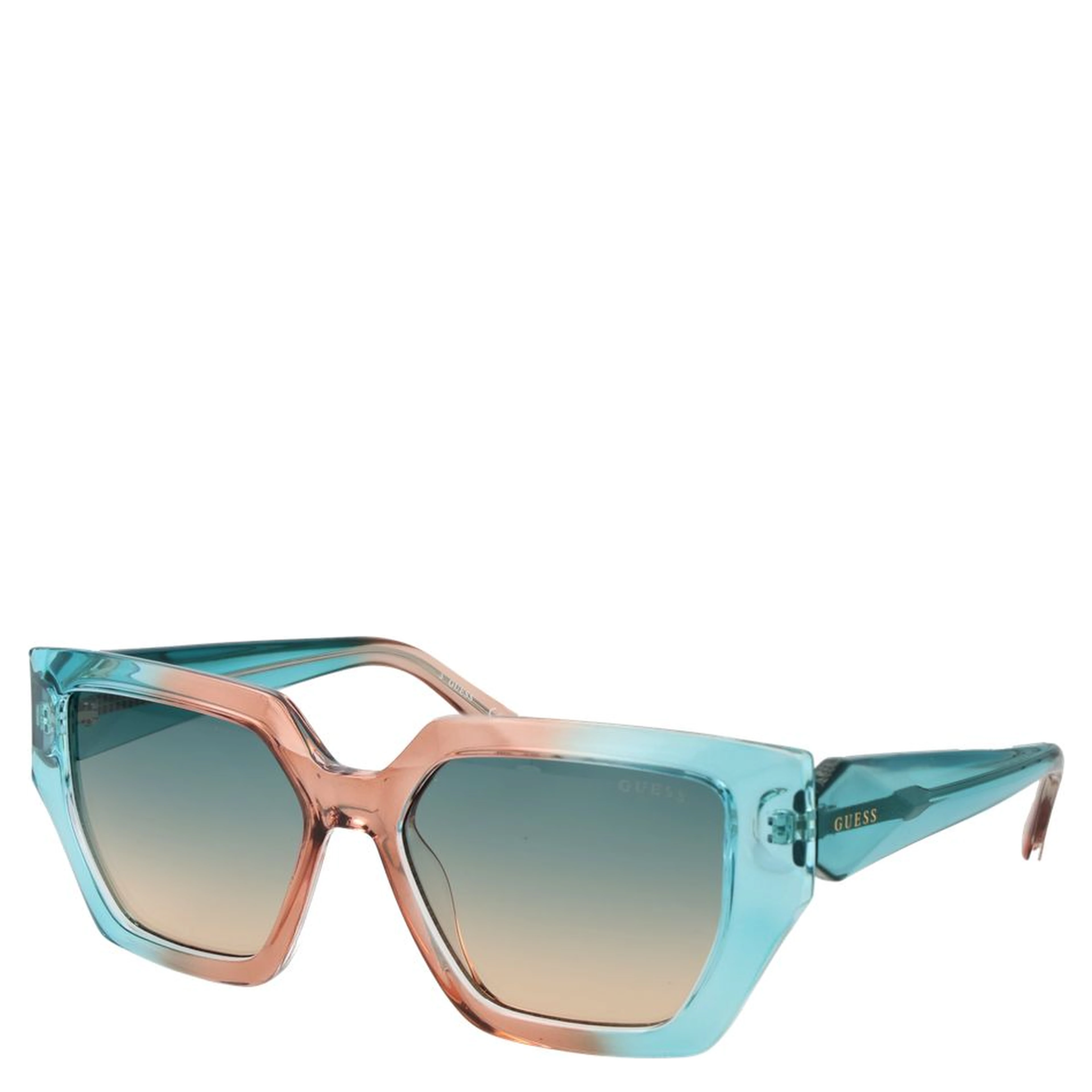 Turquoise Plastic Sunglasses