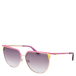 Rose Gold Metal Sunglasses