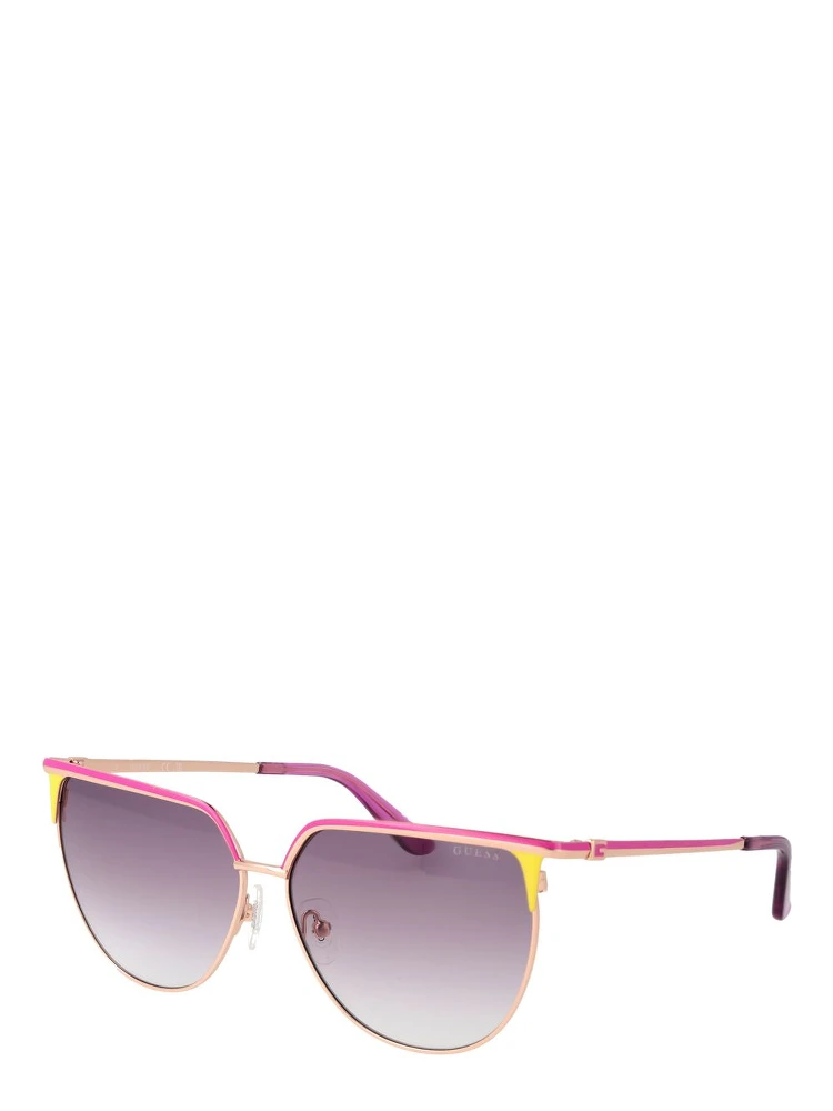Rose Gold Metal Sunglasses