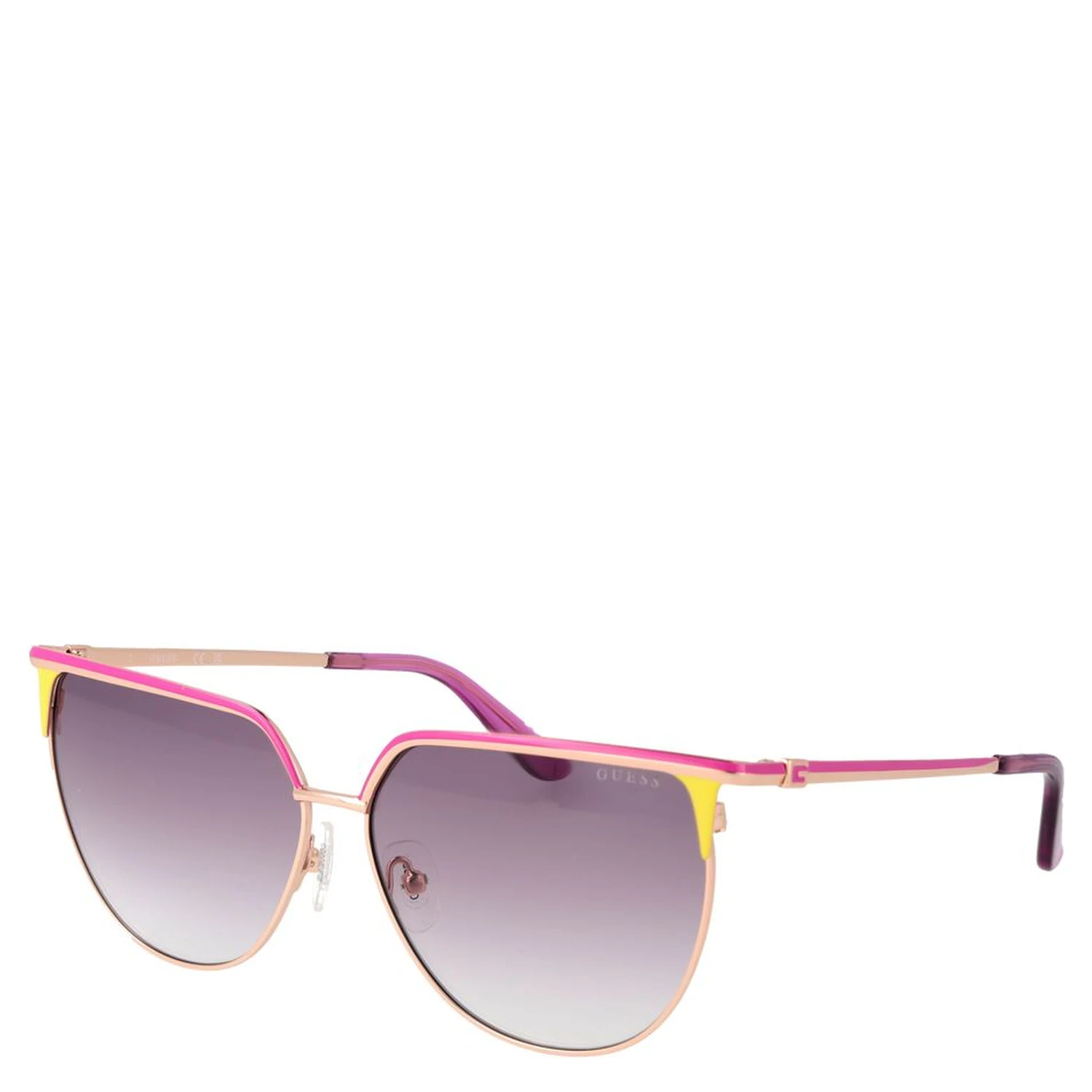 Rose Gold Metal Sunglasses