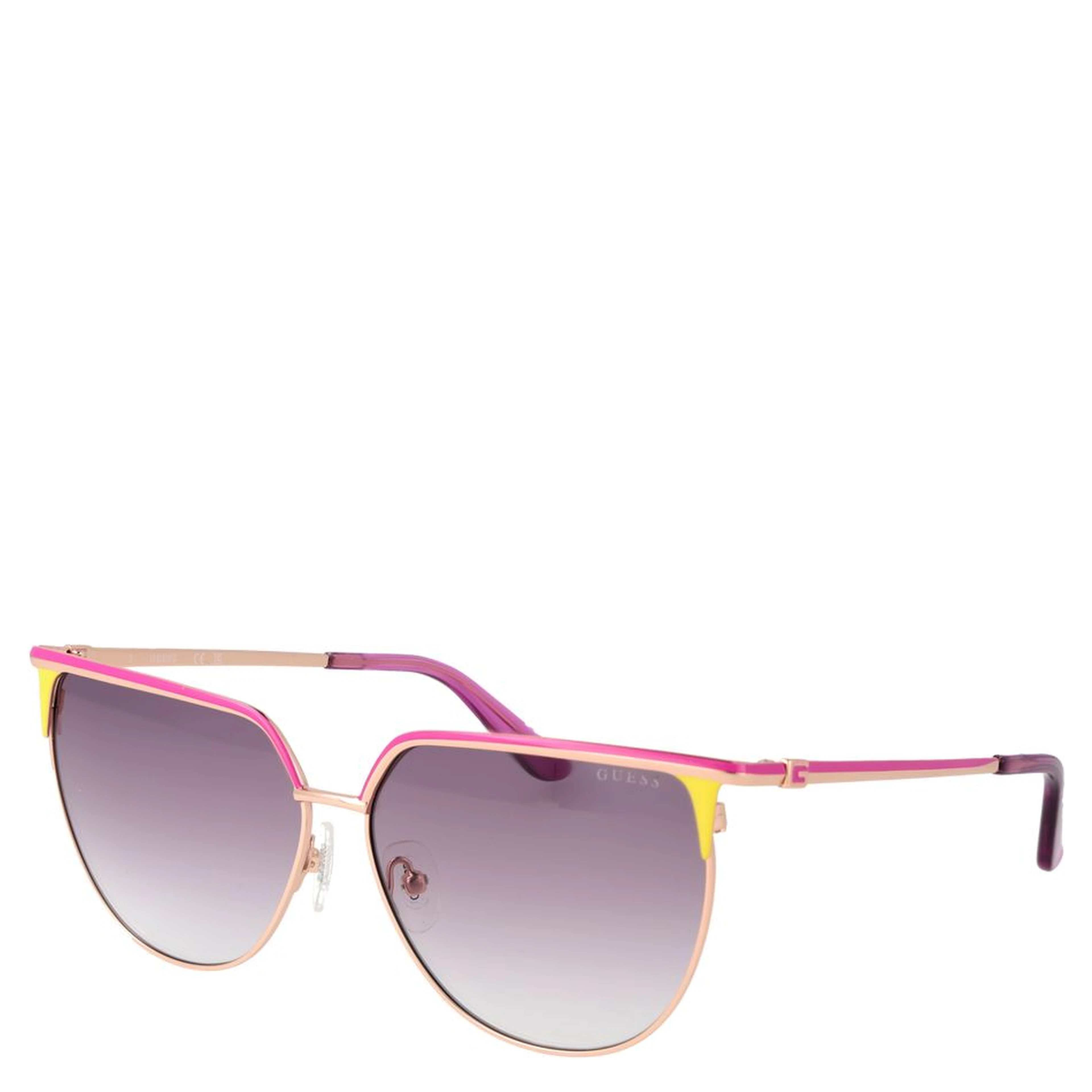Rose Gold Metal Sunglasses