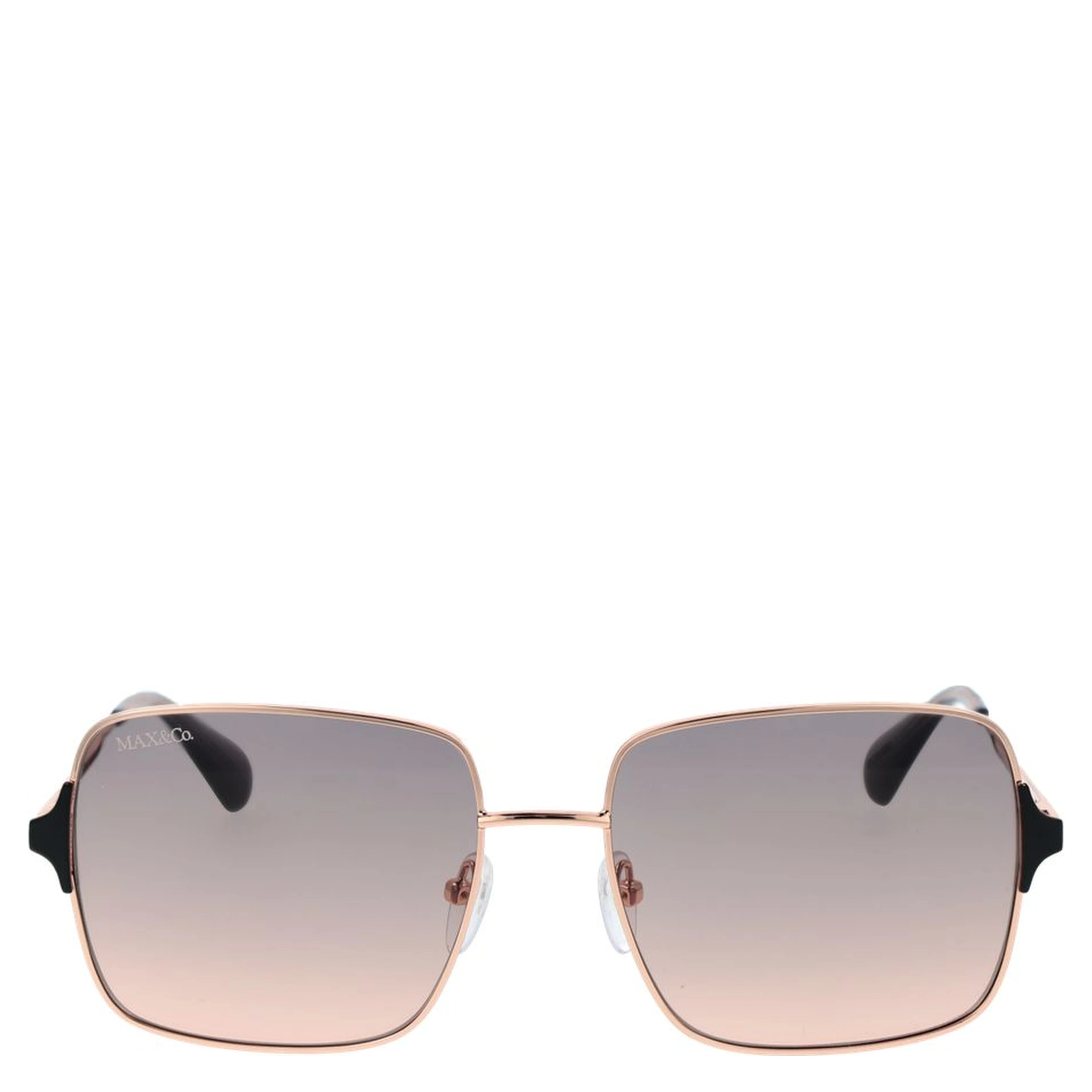 Rose Gold Metal Sunglasses