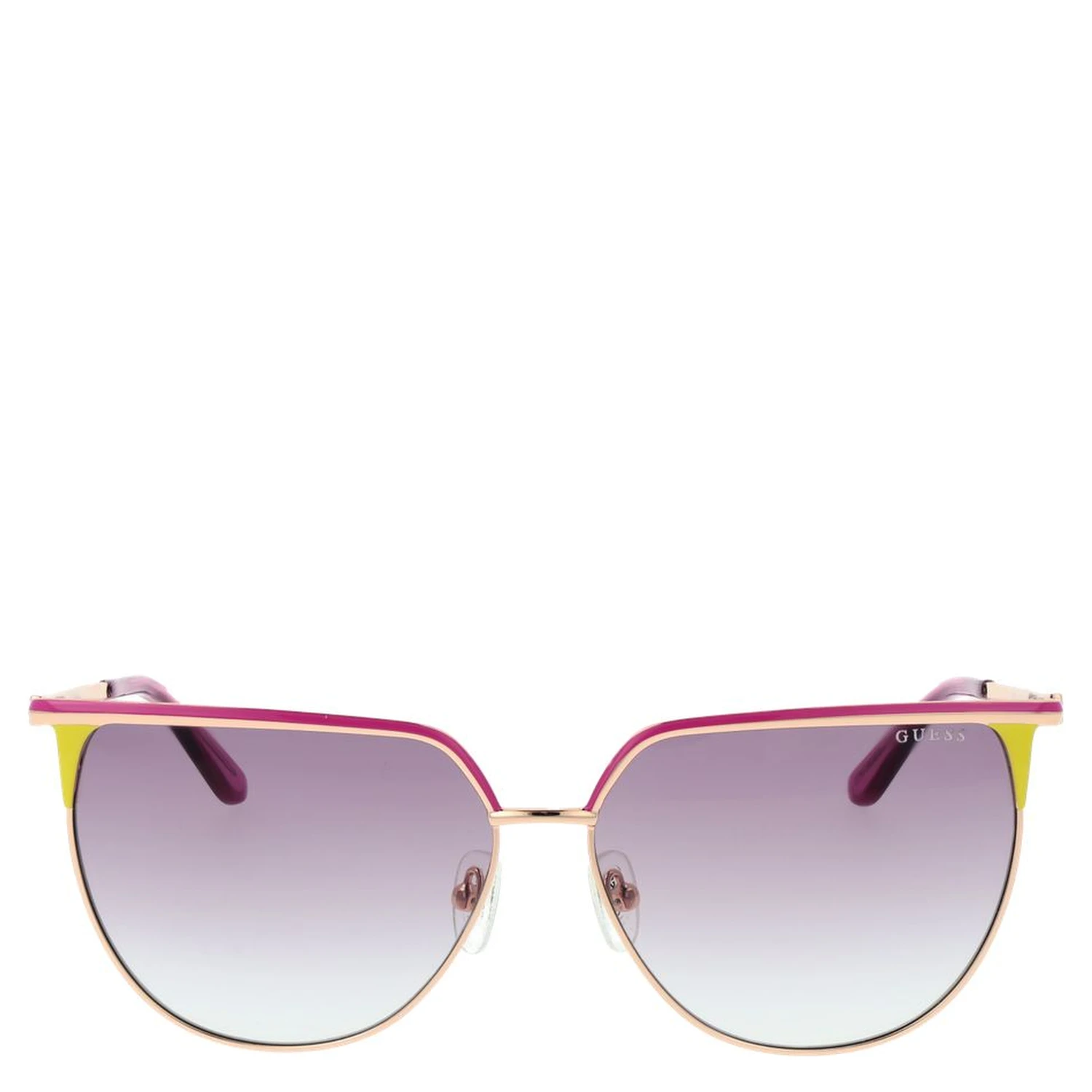 Rose Gold Metal Sunglasses