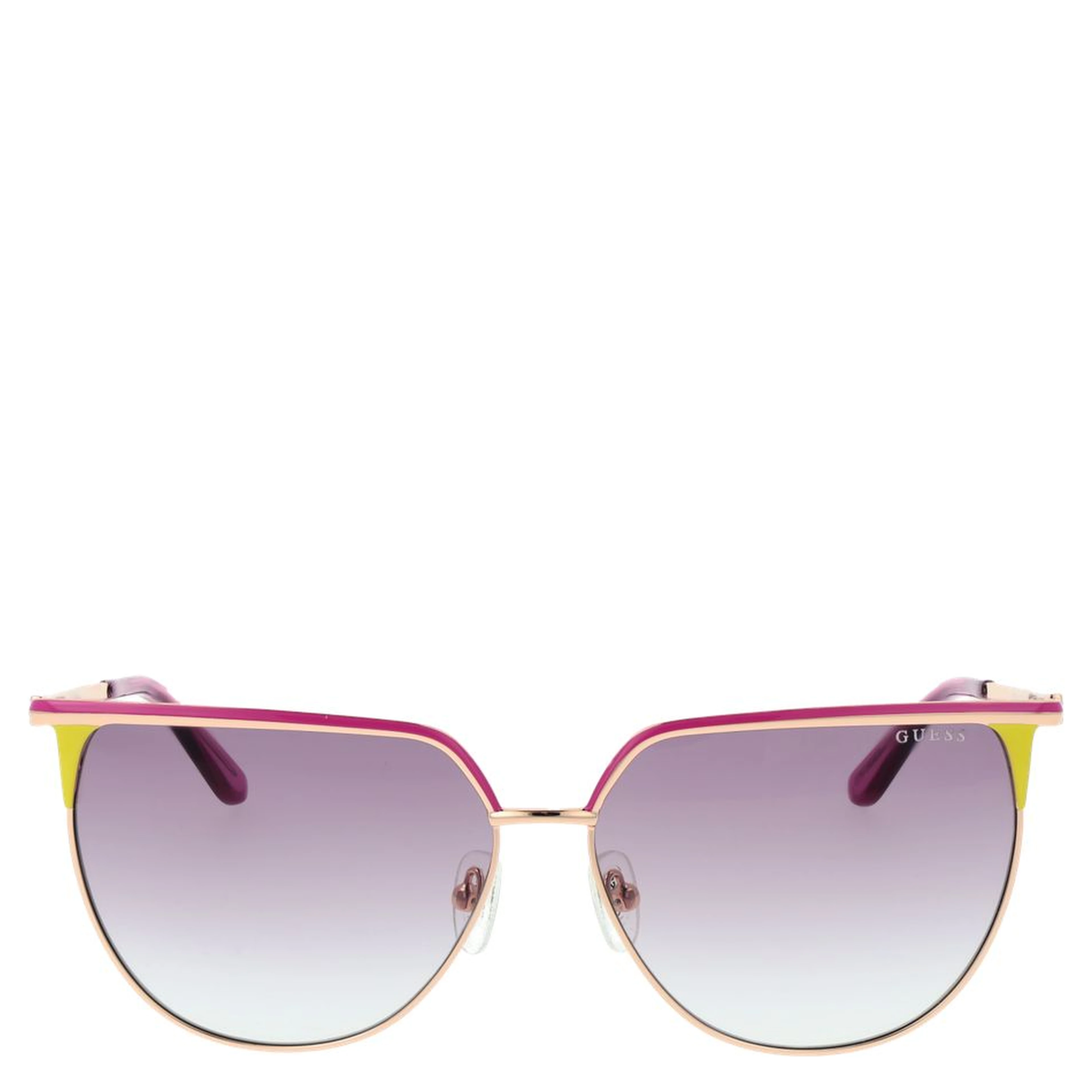 Rose Gold Metal Sunglasses