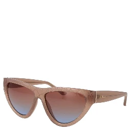 Beige Plastic Sunglasses