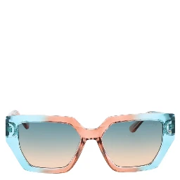 Turquoise Plastic Sunglasses