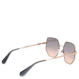 Rose Gold Metal Sunglasses