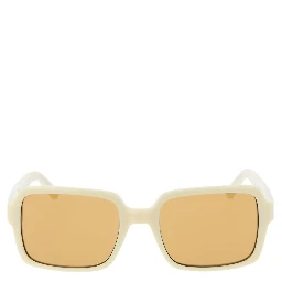 Beige Plastic Sunglasses