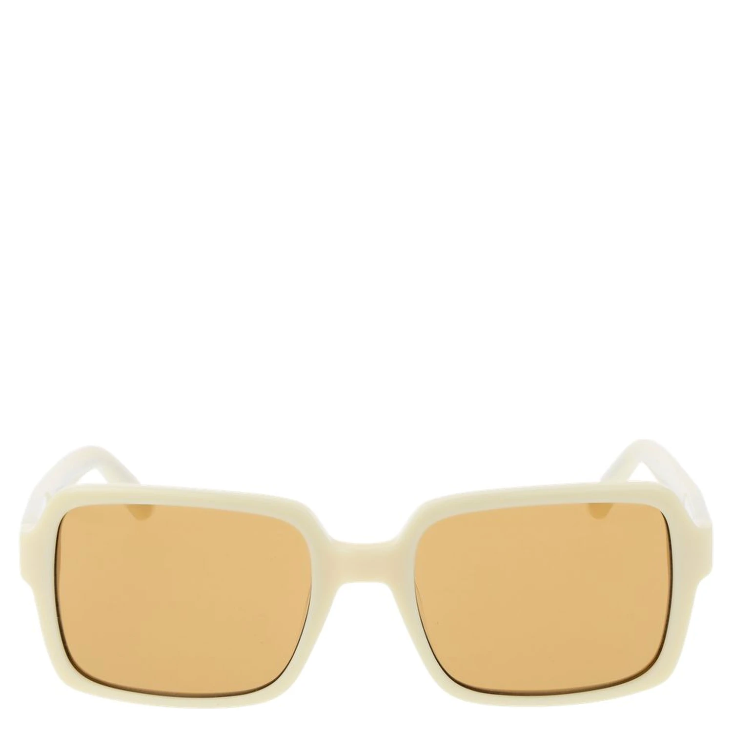 Beige Plastic Sunglasses