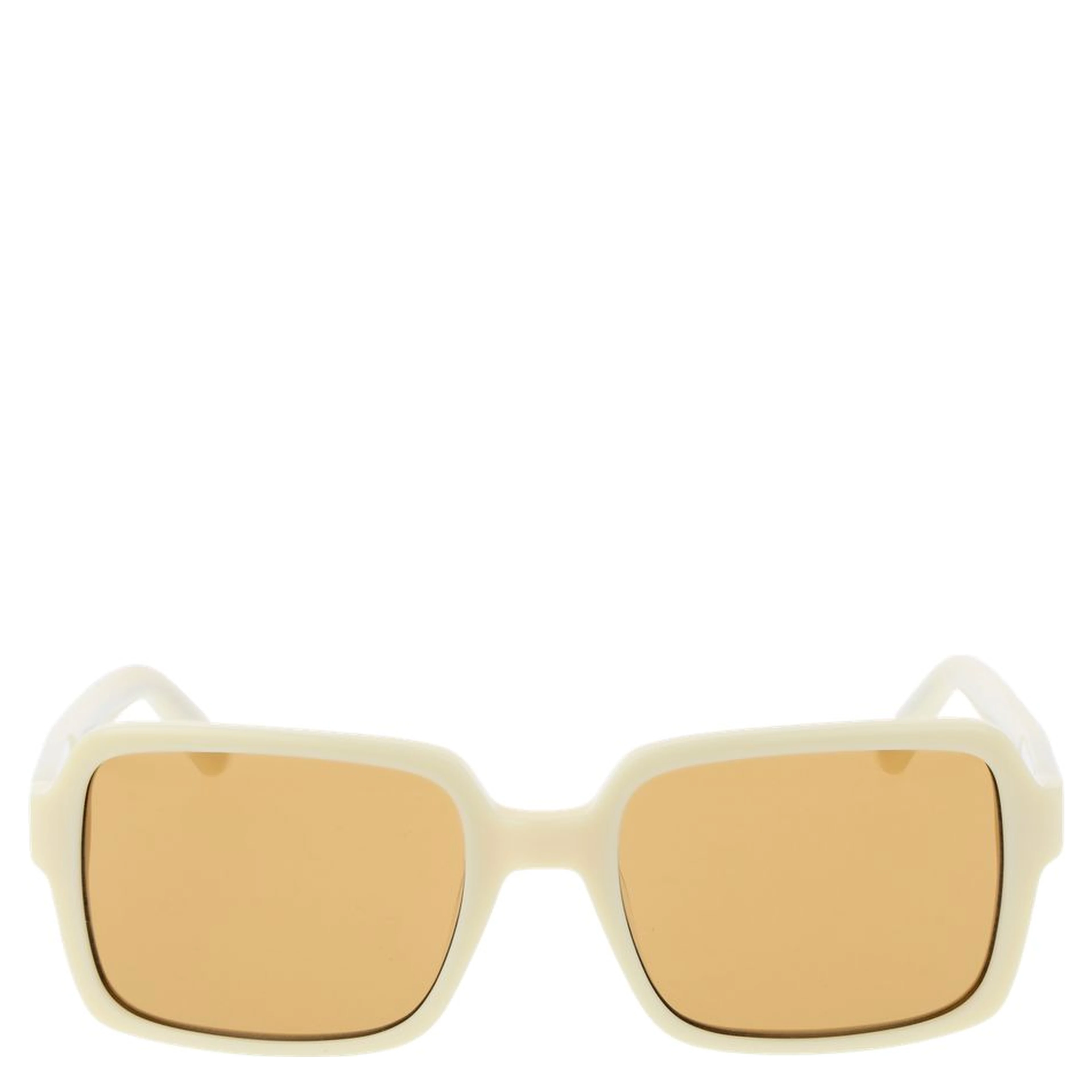 Beige Plastic Sunglasses